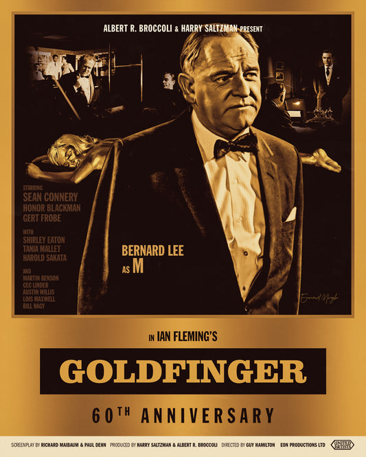 2024 Goldfinger 60th Anniversary Poster: M