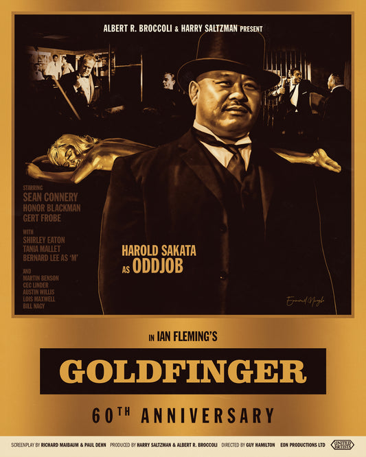 2024 Goldfinger 60th Anniversary Poster: Oddjob