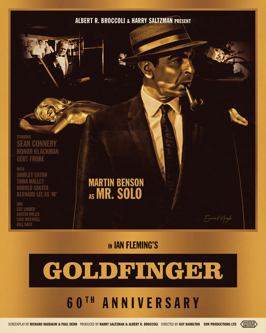 2024 Goldfinger 60th Anniversary Poster: Mr. Solo