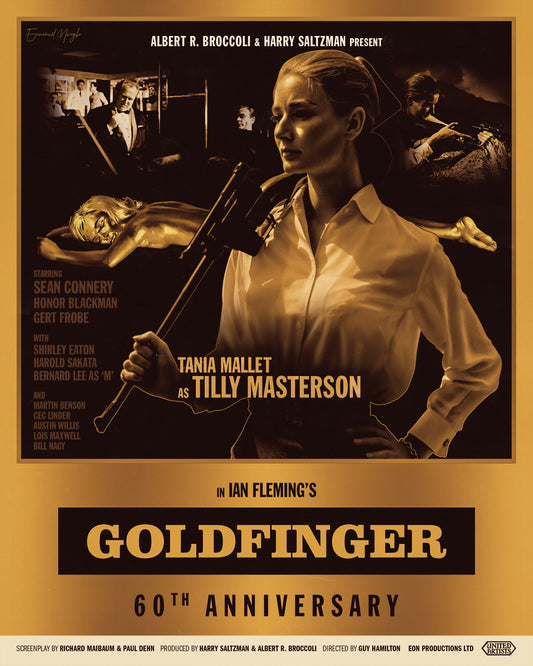 2024 Goldfinger 60th Anniversary Poster: Tilly Masterson